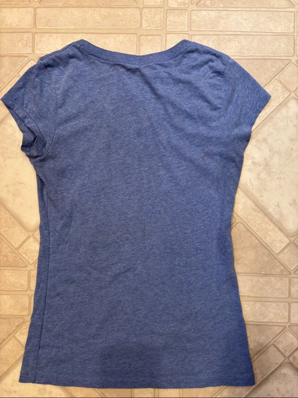 The Beatles Cut Sleeve Band Tee Size Small Blue Cotton & Polyester Blend - Picture 3 of 3